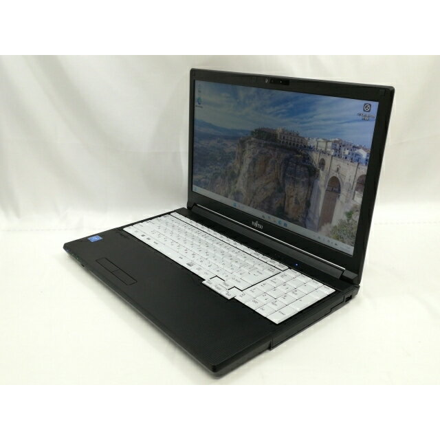 【中古】Fujitsu LIFEBOOK A A579/B FMVA64007 【Celeron 4205U 8G 256G(SSD) DVDマルチ 1GbE WiFi 15LCD(1366x768)】【大阪本店】保証期間1ヶ月【ランクB】