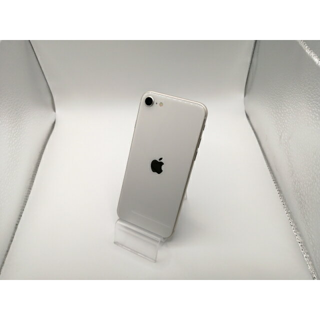 【中古】Apple au 【SIMフリー】 iPhone SE(第3世代) 64GB スターライト MMYD3J/A【大阪本店】保証期間1ヶ月【ランクB】