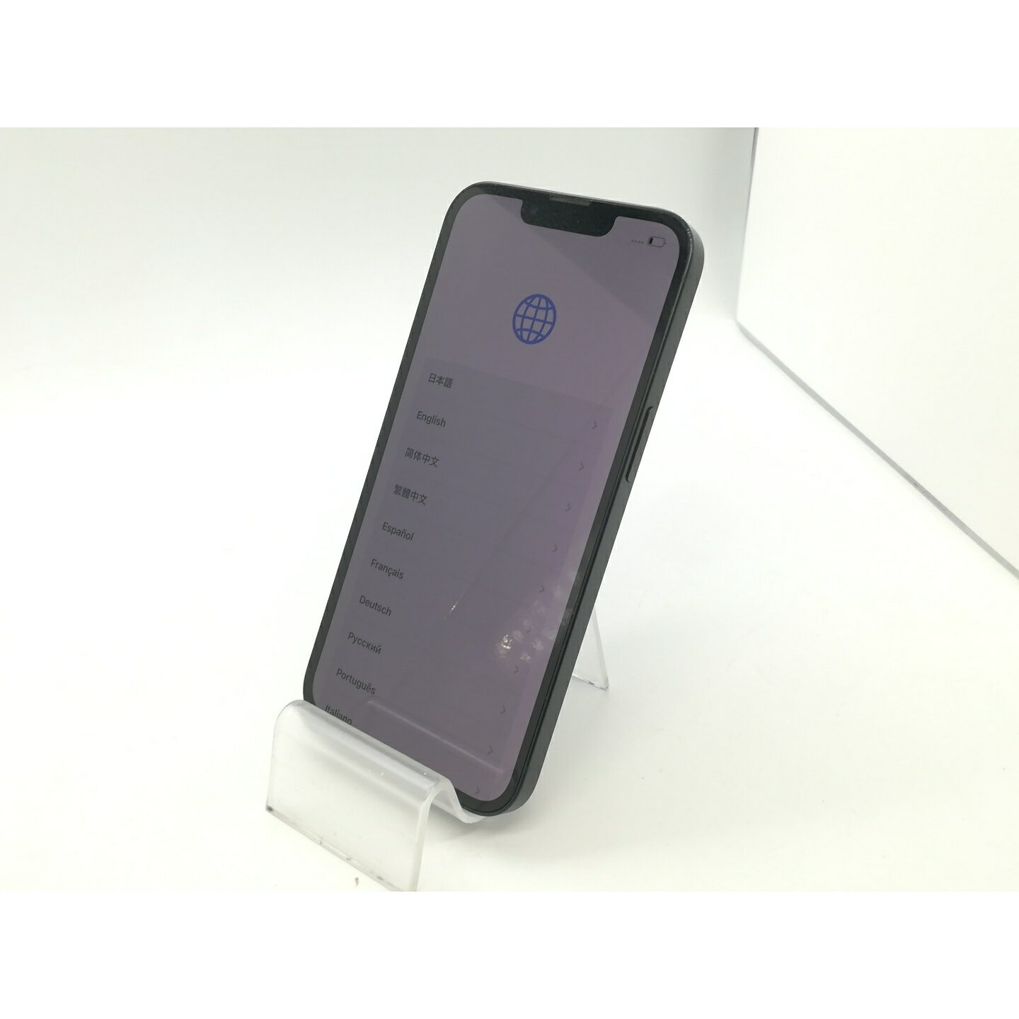 【中古】Apple SoftBank 【SIMフリー】 iPhone 13 128GB ミッドナイト MLNC3J/A【大阪本店】保証期間1ヶ月【ランクC】