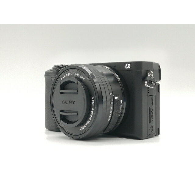 【中古】SONY α6400 パワーズームレンズキット ILCE-6400L ブラック【大阪本店】保証期間1ヶ月【ランクA】