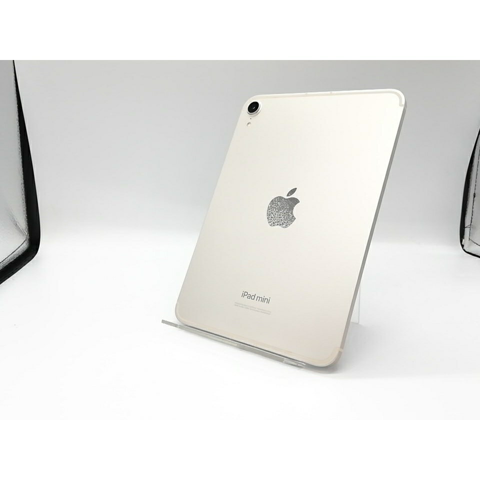【中古】Apple 国内版 【SIMフリー】 iPad mini（A17Pro/2024） 128GB スターライト MXPQ3J/A【新宿2】保証期間1ヶ月【ランクA】