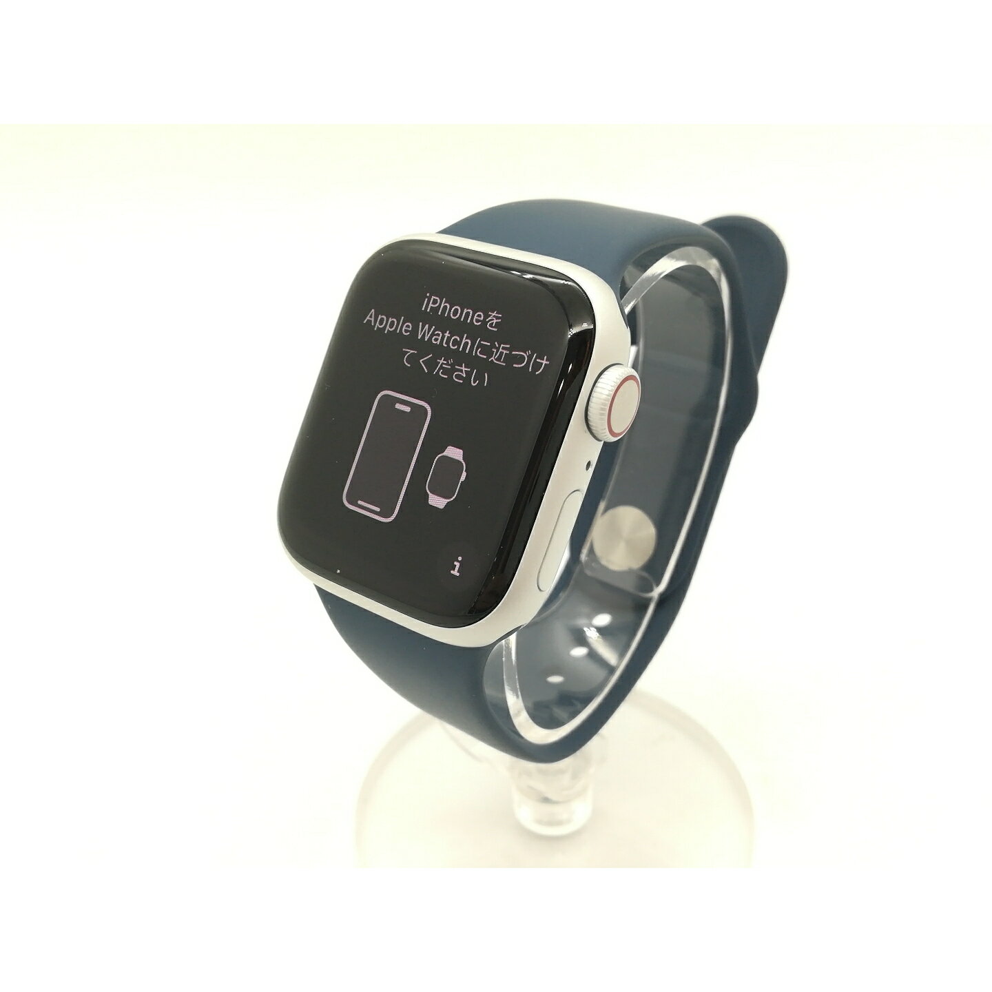 【中古】Apple Apple Watch Series9 41mm Cellular シルバーアルミニウムケース/ストームブルースポーツバンド(M/L) MRHW3J/A【吉祥寺南口】保証期間1ヶ月【ランクA】