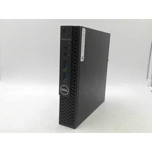 【中古】DELL OptiPlex 3070 Micro 【i3-9300T 16G 256G(SSD)】【大宮東口】保証期間1ヶ月【ランクB】 【中古】DELL OptiPlex 3070 Micro 【i3-9300T 16G 256G(SSD)】【大宮東口】保証期間1ヶ月【ランクB】