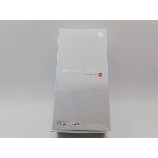 【未使用】Xiaomi 国内版 【SIMフリー】 Xiaomi 14T Pro 12GB 256GB チタングレー MZB0I4VJP【大宮東口】保証期間3ヶ月 【未使用】Xiaomi 国内版 【SIMフリー】 Xiaomi 14T Pro 12GB 256GB チタングレー MZB0I4VJP【大宮東口】保証期間3ヶ月