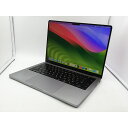 【中古】Apple MacBook Pro 14インチ CTO (2021) M1 Pro(CPU:8C/GPU:14C)/16G/1T/スペースグレイ【大宮東口】保証期間1ヶ月【ランクC】