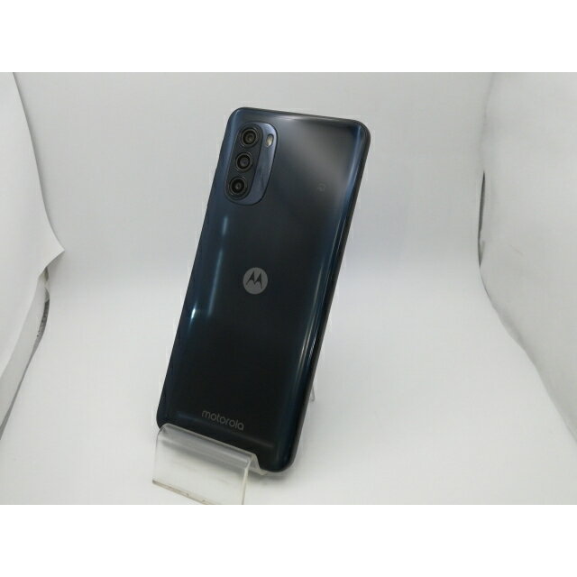 【中古】MOTOROLA 国内版 【SIMフリー】 moto g52j 5G インクブラック 6GB 128GB PATM0000JP【新橋烏森通り】保証期間1ヶ月【ランクC】