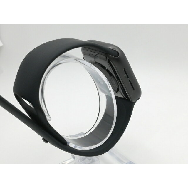 【中古】Apple Apple Watch SE 40mm GPS スペースグレイ/スポーツバンド ブラック S/M&M/L【新橋烏森通り】保証期間1ヶ月【ランクB】