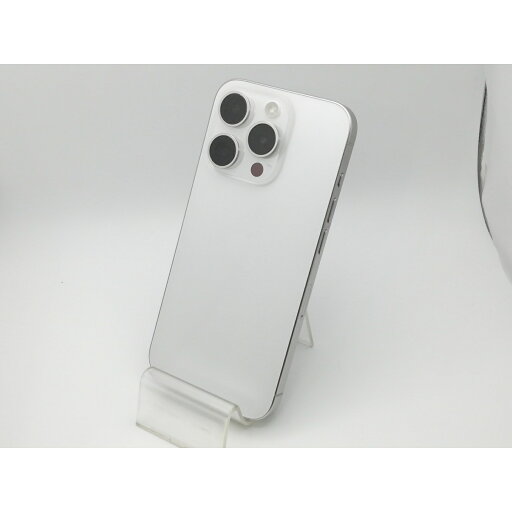 【中古】Apple 国内版 【SIMフリー】 iPhone 15 Pro 256GB ホワイトチタニウム MTUD3J/A【新橋烏森通り】保証期間1ヶ月【ランクA】 【中古】Apple 国内版 【SIMフリー】 iPhone 15 Pro 256GB ホワイトチタニウム MTUD3J/A【新橋烏森通り】保証期間1ヶ月【ランクA】