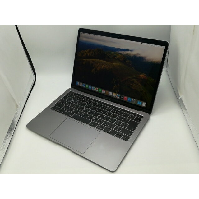 【中古】Apple MacBook Air 13インチ Corei5:1.6GHz 128GB スペースグレイ MRE82J/A (Late 2018)【新橋烏森通り】保証期間1ヶ月【ランクC】