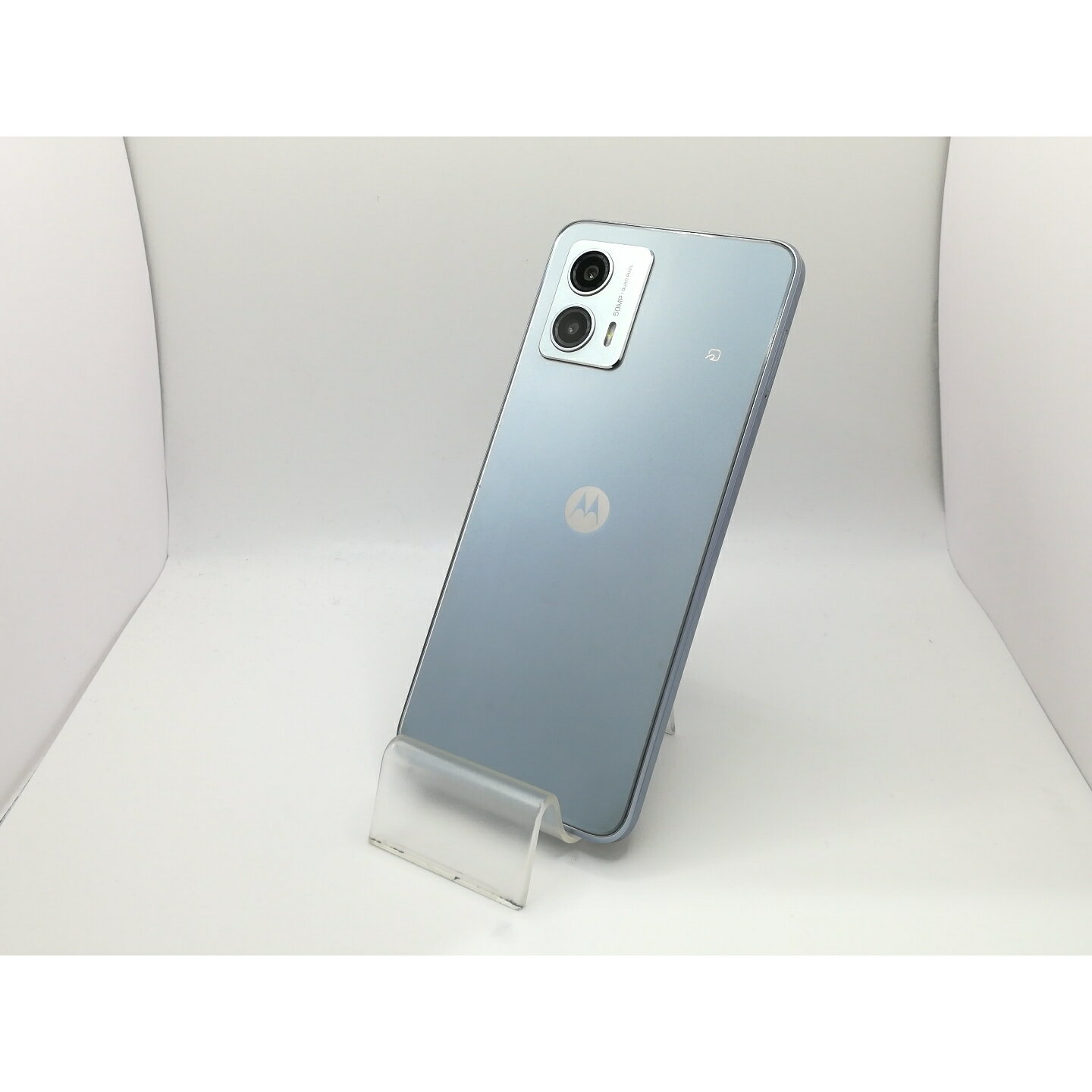 【中古】MOTOROLA 国内版 【SIMフリー】 moto g53j アークティックシルバー 8GB 128GB PAYB0001JP【大阪堂島】保証期間1ヶ月【ランクB】