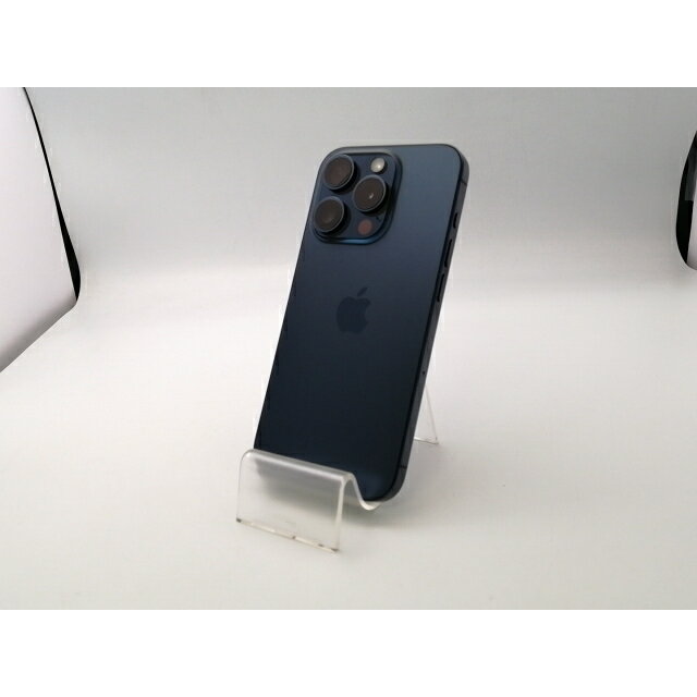 【中古】Apple 国内版 【SIMフリー】 iPhone 15 Pro 256GB ブルーチタニウム MTUG3J/A【大阪堂島】保証期間1ヶ月【ランクA】