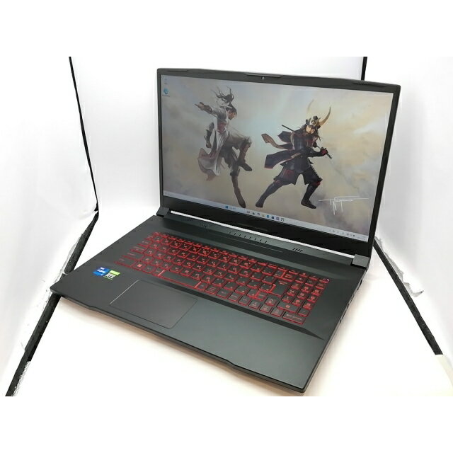 【中古】MSI Katana GF76 Katana-GF76-11UD-471JP ブラック【i7-11800H 16G 512G(SSD) RTX3050Ti WiFi ..