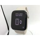【中古】Apple Apple Watch Series9 45mm Cellular スターライトアルミニウムケース/スターライトスポーツバンド(M/L) M...