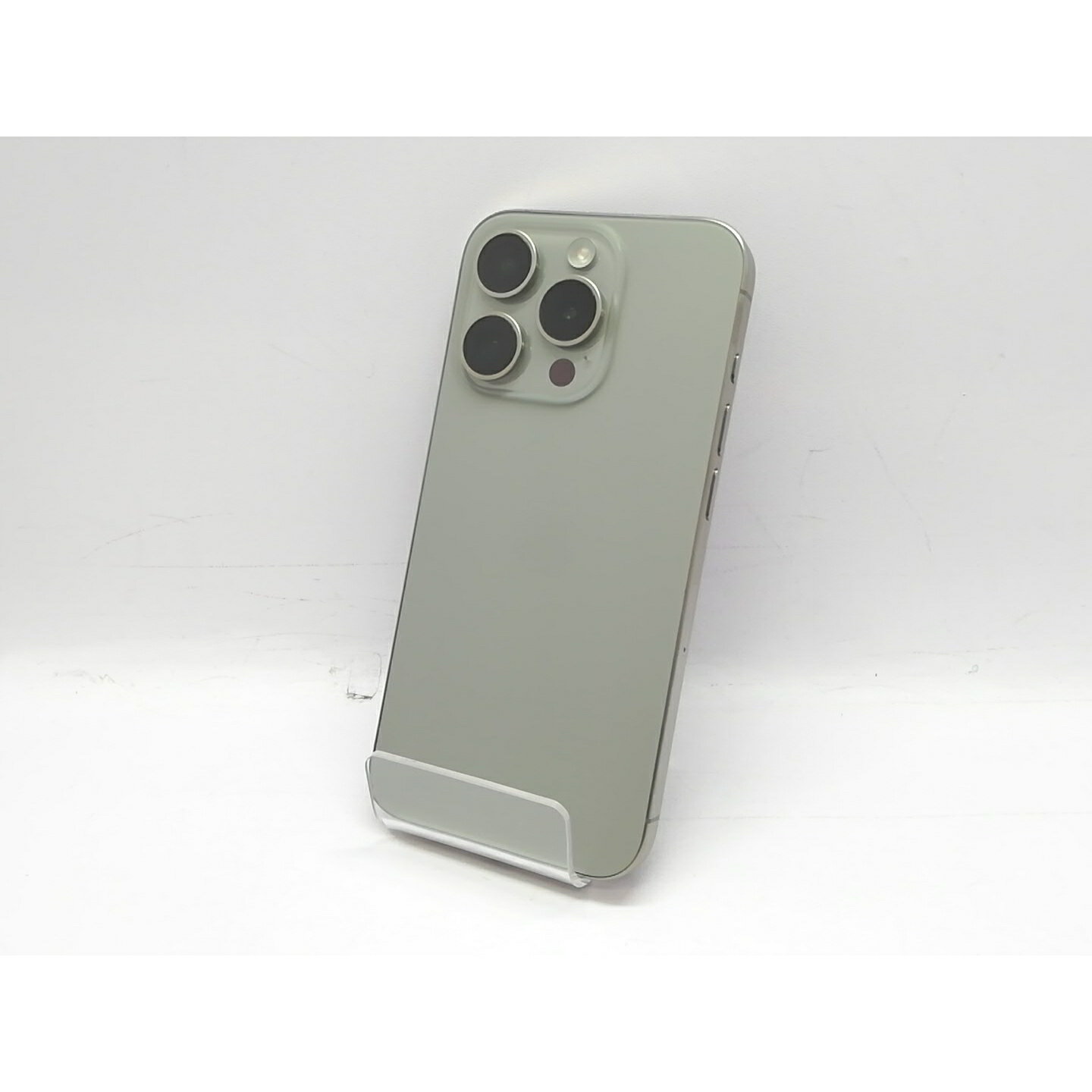 【中古】【赤ロム保証あり】Apple SoftBank 【SIMフリー】 iPhone 15 Pro 128GB ナチュラルチタニウム MTU93J/A【立川フロム中武】保証期間1ヶ月【ランクA】