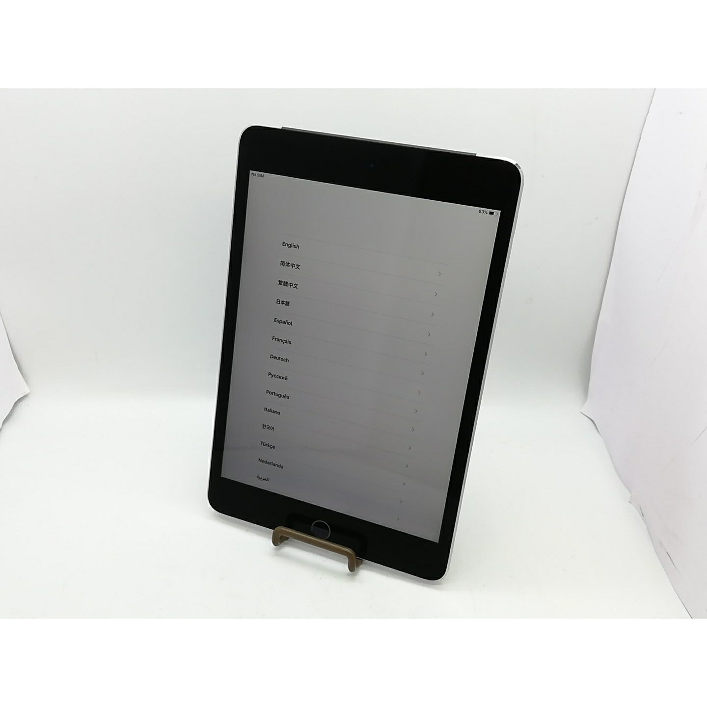 【中古】Apple au 【SIMロック解除済み】 iPad mini4 Cellular 16GB スペースグレイ MK6Y2J/A【立川フロム中武】保証期間1ヶ月【ランクB】 2