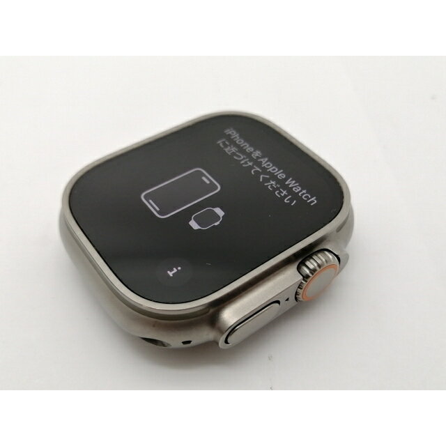 【中古】Apple Apple Watch Ultra 49mm Cellular チタニウムケース/ミッドナイトオーシャンバンド MQFK3J/A【新宿東口】保証期間1ヶ月【ランクA】