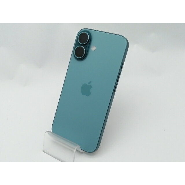 【中古】Apple 国内版 【SIMフリー】 iPhone 16 128GB ティール MYDV3J/A【新宿東口】保証期間1ヶ月【ランクB】