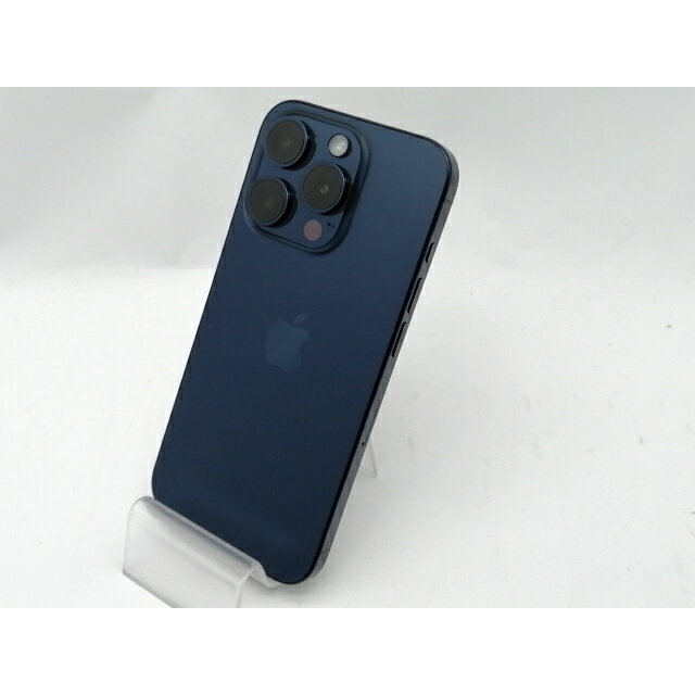 【中古】Apple 国内版 【SIMフリー】 iPhone 15 Pro 256GB ブルーチタニウム MTUG3J/A【新宿東口】保証期間1ヶ月【ランクB】