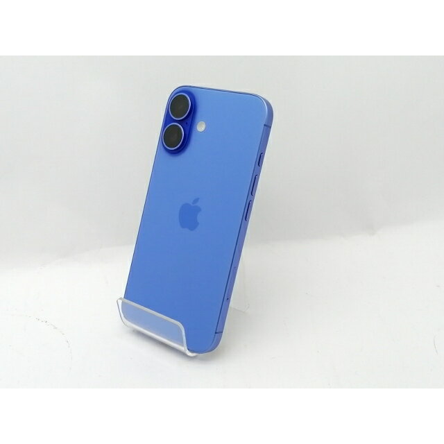 【中古】Apple 国内版 【SIMフリー】 iPhone 16 128GB ウルトラマリン MYDU3J/A【新宿東口】保証期間1ヶ月【ランクB】
