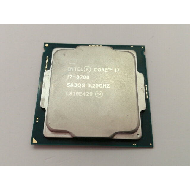 ■ランク：中古■メーカー：Intel■CPUソケットタイプ：LGA1151(8th/9th)■クロック：3.20GHz■状態：Bulk■シリーズ名称：Core i7■3次（L3）キャッシュ容量：12MB■保証期間：1週間■注意事項：お客様のモニター発色の具合によって、実際の商品と色合いが異なる場合があります。