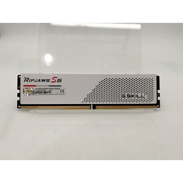 ■ランク：中古■メーカー：DDR5■製造番号：22161218674■備考：G.Skilln付属品：本体のみ■保証期間：1週間■注意事項：お客様のモニター発色の具合によって、実際の商品と色合いが異なる場合があります。