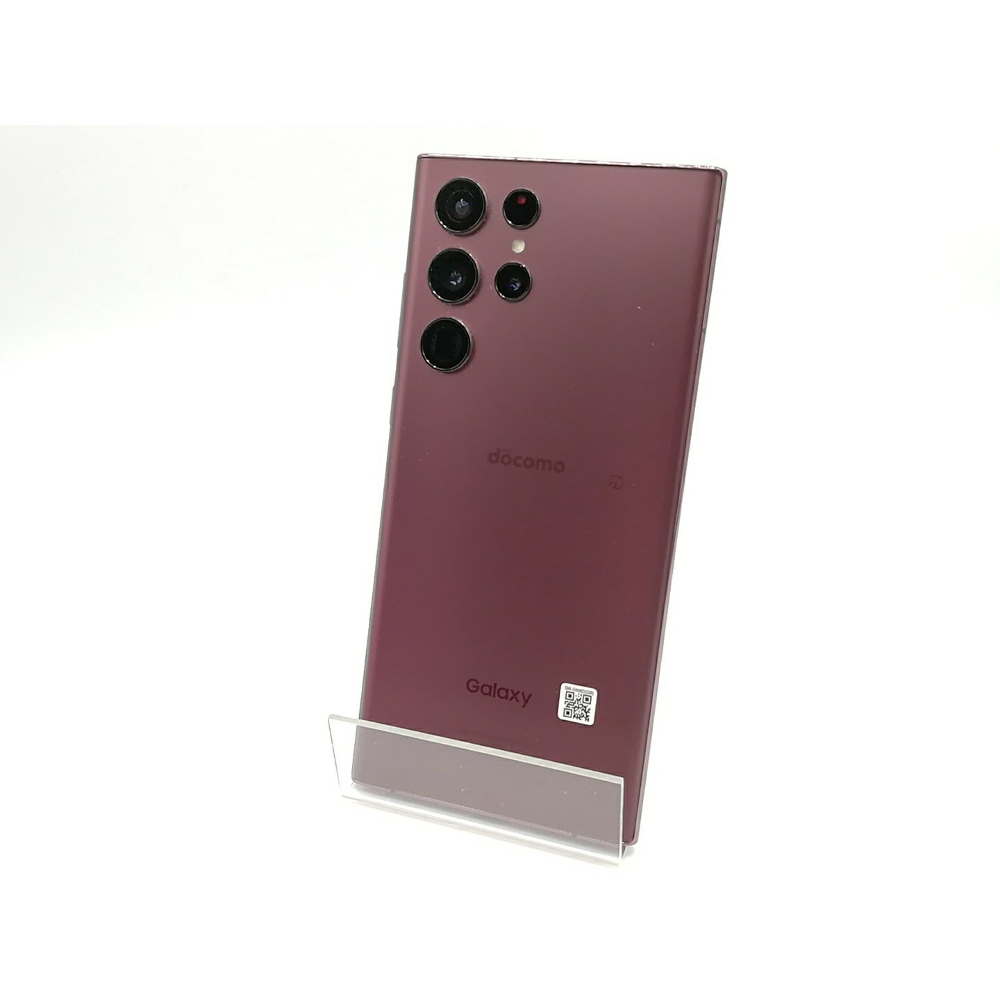 【中古】【赤ロム保証あり】SAMSUNG docomo 【SIMフリー】 Galaxy S22 Ultra バーガンディ 12GB 256GB SC-52C【ECセンター】保証期間1ヶ月【ランクB】
