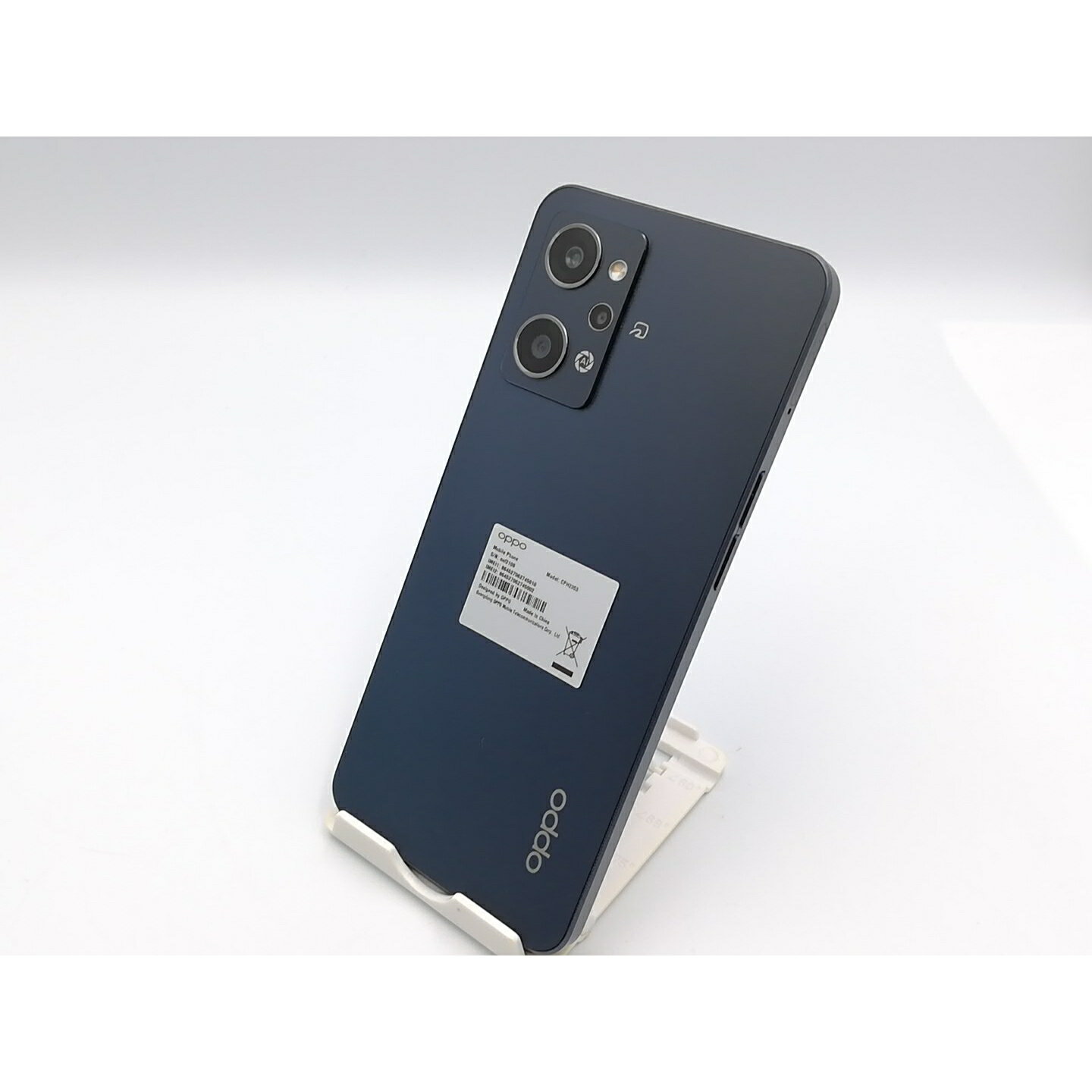 【中古】Oppo 国内版 【SIMフリー】 OPPO Reno7 A スターリーブラック 6GB 128GB CPH2353【ECセンター】保証期間1ヶ月【ランクA】