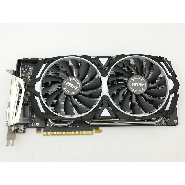 【中古】MSI GeForce GTX 1080 Ti ARMOR 11G OC GTX1080Ti/11GB(GDDR5X)/PCI-E【ECセンター】保証期間1週間