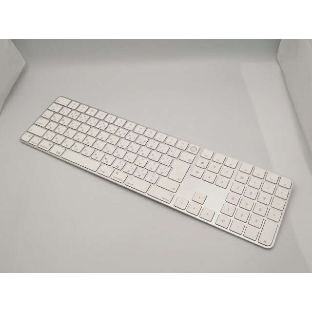 【中古】Apple Magic Keyboard（テンキー付き/Appleシリコン搭載Mac用Touch ID） - 日本語（JIS） MK2C..