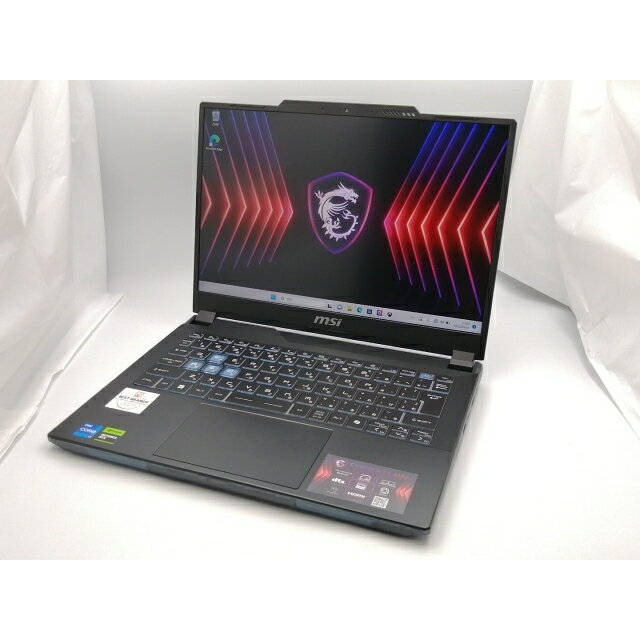 【中古】MSI Cyborg 14 A13V Cyborg-14-A13VE-2002JP ブラック&スケルトン【ECセンター】保証期間1ヶ月【ランクA】