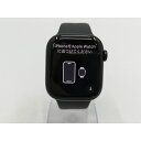 【中古】Apple Apple Watch Series10 42mm GPS ジェットブラックアルミニウムケース/ブラックスポーツバンド (S/M) MWWE...