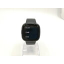 【中古】Fitbit Fitbit Versa 4 ブラック/グラファイトアルミニウム【ECセンター】保証期間1ヶ月【ランクC】