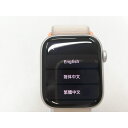 【中古】Apple Apple Watch Series9 45mm Cellular スターライトアルミニウムケース/スターライトスポーツループ MRMA3J/A【ECセンター】保証期間1ヶ月【ランクB】(2)