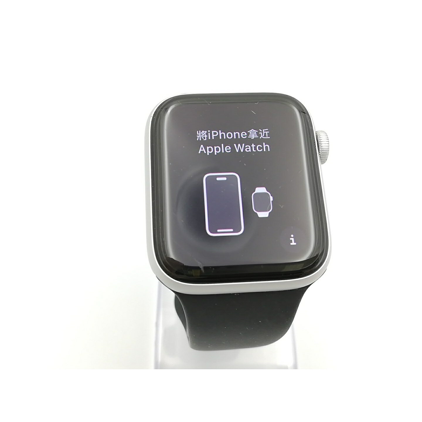 【中古】Apple Apple Watch Nike Series6 44mm Cellular シルバーアルミ/スポーツバンド アンスラサイト/ブラック S&M/M&L【ECセンター】保証期間1ヶ月【ランクC】