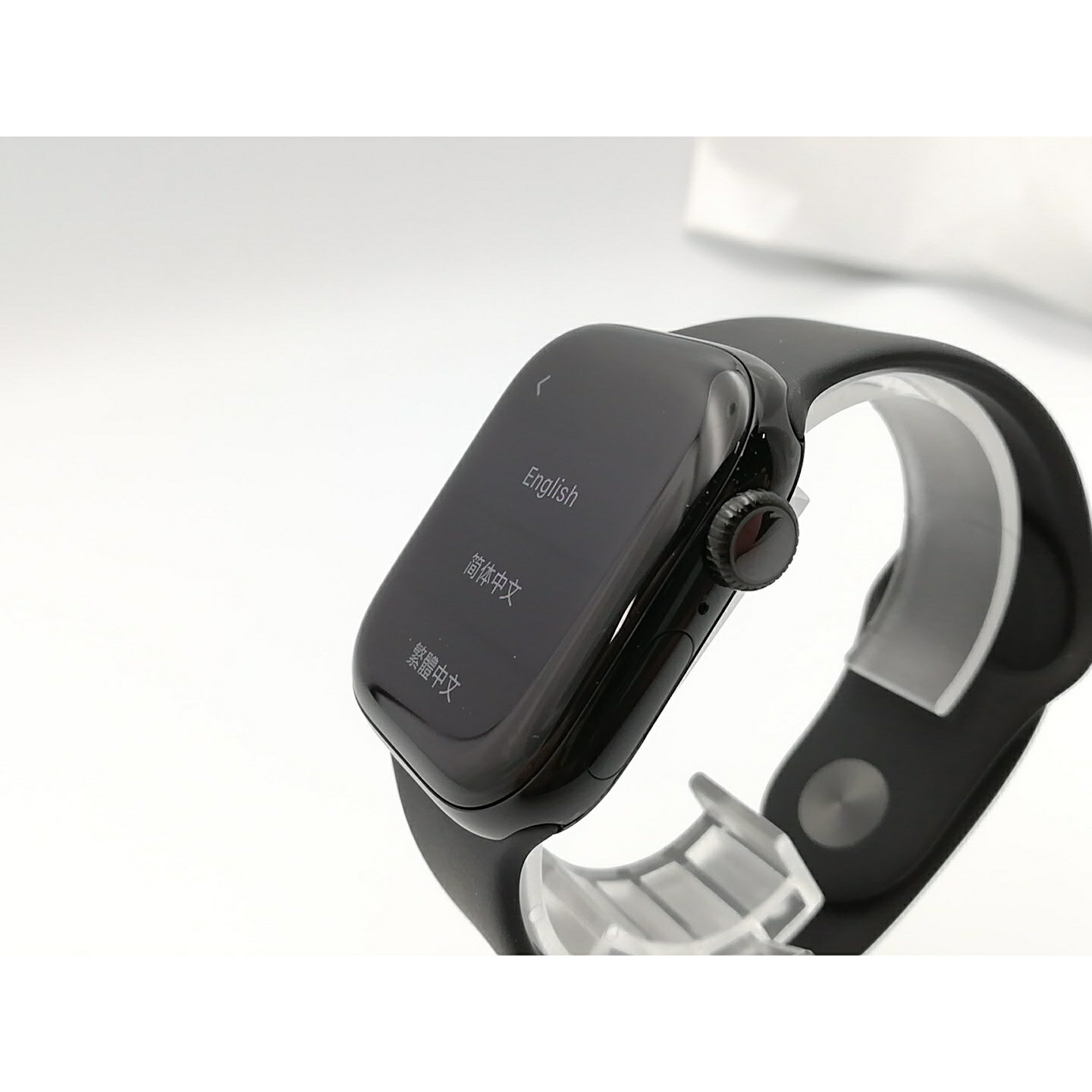 【中古】Apple Apple Watch Series10 42mm GPS ジェットブラックアルミニウムケース/ブラックスポーツバンド (S/M) MWWE3J/A【ECセンター】保証期間1ヶ月【ランクB】