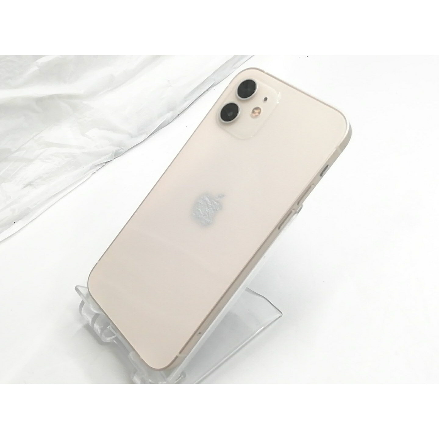 【中古】Apple docomo 【SIMロック解除済み】 iPhone 12 64GB ホワイト MGHP3J/A【ECセンター】保証期間1ヶ月【ランクB】