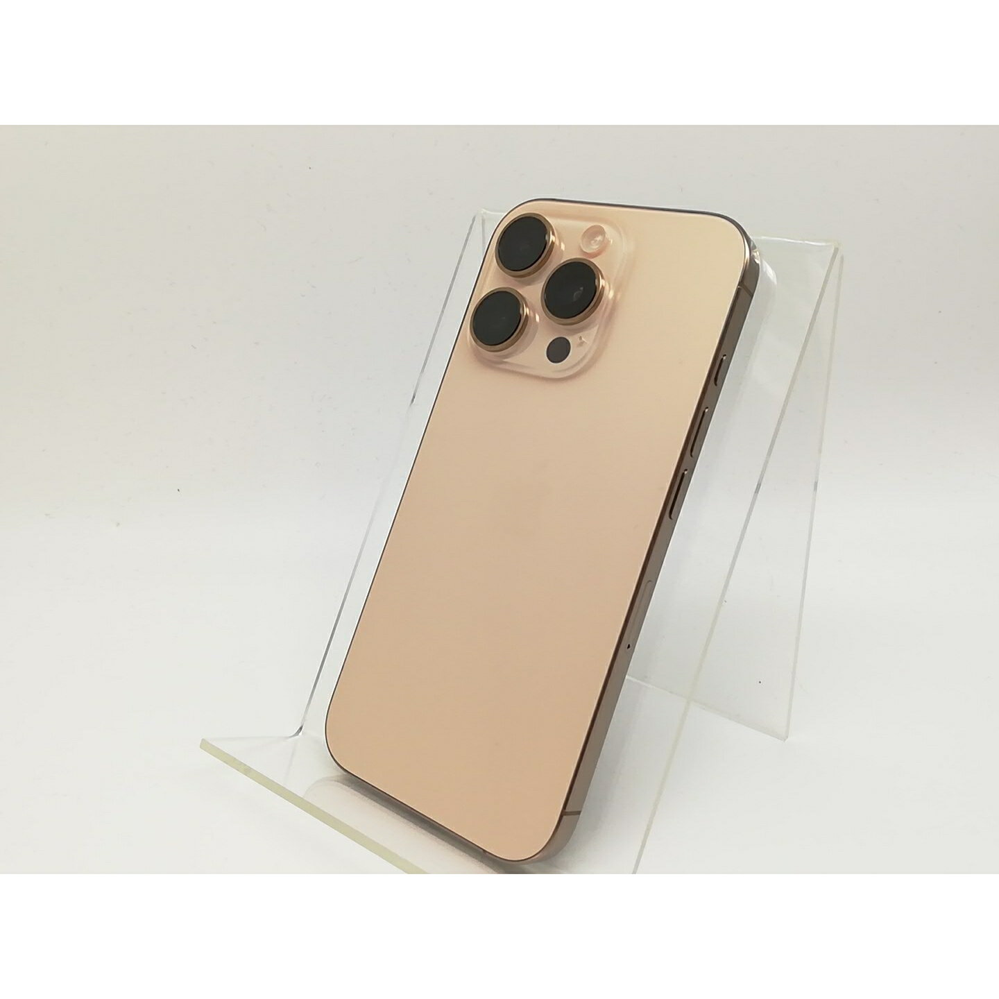 【中古】Apple 国内版 【SIMフリー】 iPhone 16 Pro 128GB デザートチタニウム MYMX3J/A【ECセンター】保証期間1ヶ月【ランクA】
