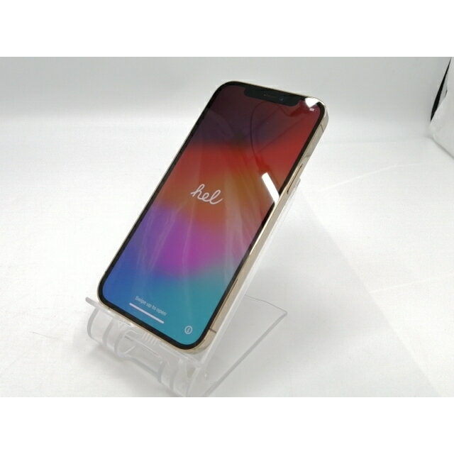 【中古】Apple docomo 【SIMロック解除済み】 iPhone 12 Pro 128GB ゴールド MGM73J/A【ECセンター】保証期間1ヶ月【ランクB】