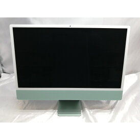 【中古】Apple iMac 24インチ 4.5K Retinaディスプレイ M1(CPU:8C/GPU:8C) 8GB/256GB グリーン MGPH3J/A (M1・2021)【ECセンター】保証期間1ヶ月【ランクA】