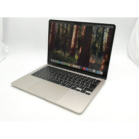 【中古】Apple MacBook Air 13インチ CTO (M3,2024) スターライト M3(CPU:8C/GPU:8C)/16G/256G【ECセンター】保証期間1ヶ月【ランクA】