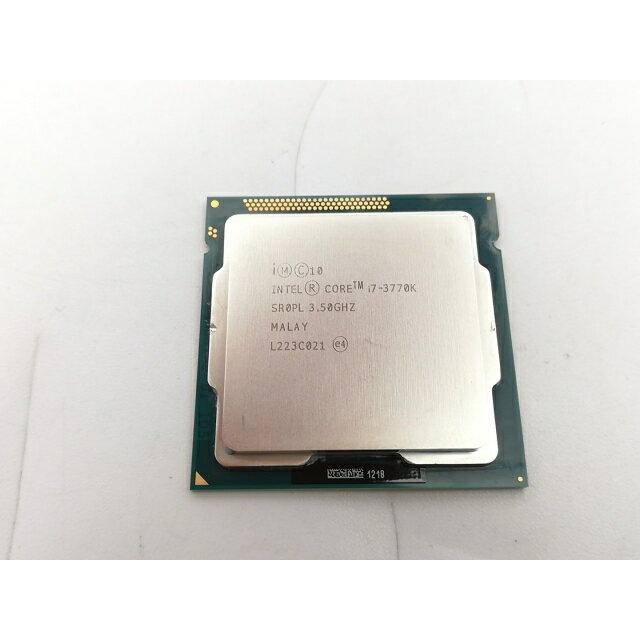 【中古】Intel Core i7-3770K (3.5GHz/TB:3.9GHz) bulk LGA1155/4C/8T/L3 8M/HD Graphics 4000/TDP77W【ECセンター】保証期間1週間