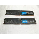 【中古】DDR5 16GB 2枚組(合計32GB) DDR5-5600(PC5-44800)【デスクトップPC用】【ECセンター】保証期間1週間