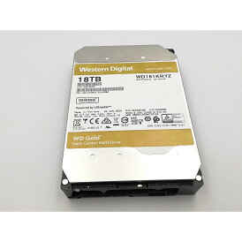 【中古】W.D. WD181KRYZ WD Gold 18TB/7200rpm/512MB/6Gbps【ECセンター】保証期間1週間