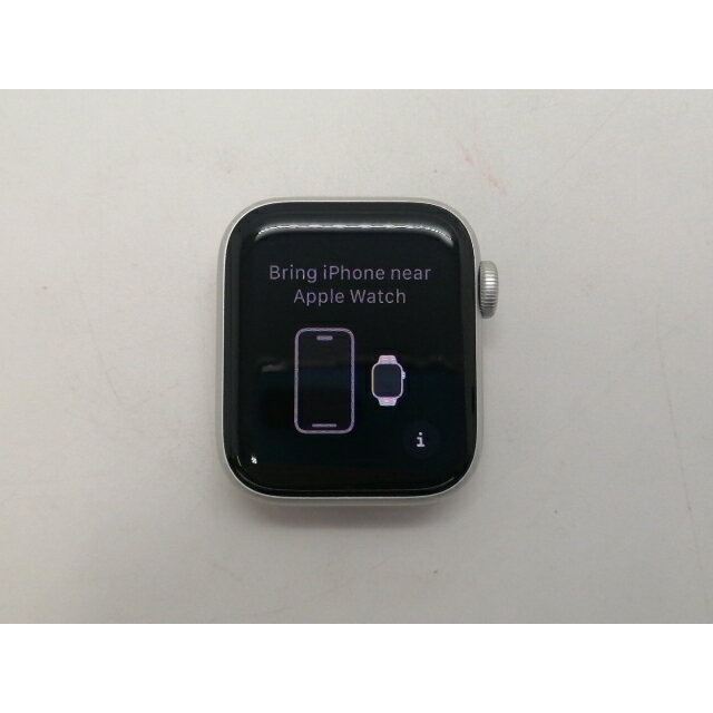 【中古】Apple Apple Watch SE 40mm GPS シルバー/スポーツバンド アビスブルー S&M/M&L【仙台イービーンズ】保証期間1ヶ月【ランクB】