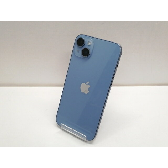 【中古】Apple docomo 【SIMフリー】 iPhone 14 Plus 128GB ブルー MQ4H3J/A【仙台イービーンズ】保証期間1ヶ月【ランクB】