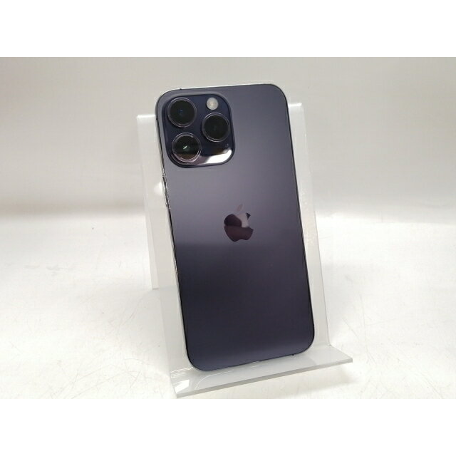 【中古】Apple 国内版 【SIMフリー】 iPhone 14 Pro Max 256GB ディープパープル MQ9E3J/A【仙台イービーンズ】保証期間1ヶ月【ランクB】