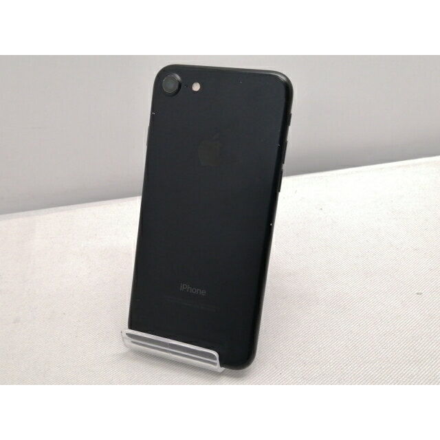 【中古】Apple au 【SIMロック解除済み】 iPhone 7 128GB ブラック MNCK2J/A【仙台イービーンズ】保証期間1ヶ月【ランクC】