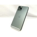 【中古】Apple SoftBank 【SIMロック解除済み】 iPhone 11 Pro 64GB ミッドナイトグリーン MWC62J/A【仙台イービーンズ】...
