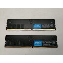 【中古】DDR5 32GB 2枚組(合計64GB) DDR5-5600(PC5-44800)【デスクトップPC用】【仙台イービーンズ】保証期間1週間