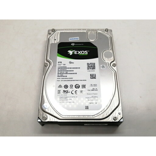 【中古】Seagate ST8000NM000A 8TB/7200rpm/256MB/6Gbps【仙台イービーンズ】保証期間1週間 【中古】Seagate ST8000NM000A 8TB/7200rpm/256MB/6Gbps【仙台イービーンズ】保証期間1週間